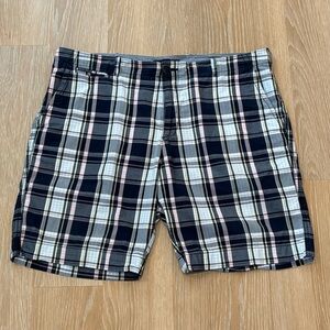 Men’s Tommy Hilfiger Plaid Blue Pink Yellow Shorts Size 38